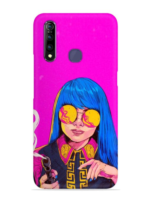 Aesthetic Anime Girl Snap Case for Vivo Z1 Pro