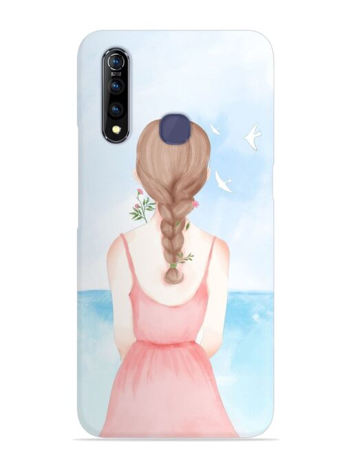 Watercolor Girl Vector Snap Case for Vivo Z1 Pro