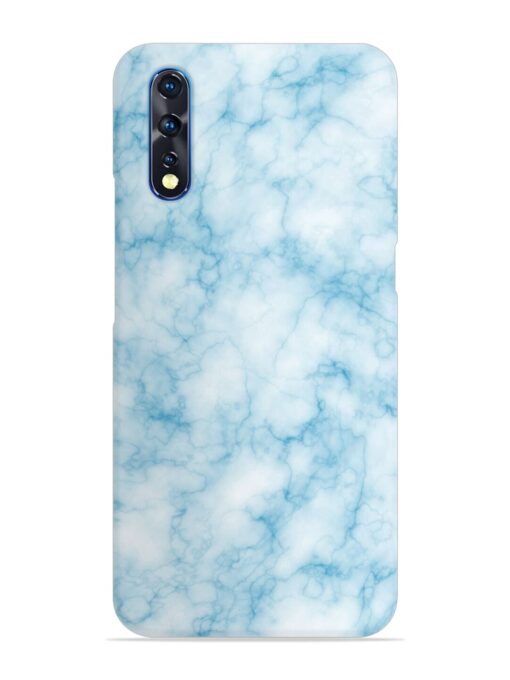 Blue White Natural Marble Snap Case for Vivo Z1X Zapvi