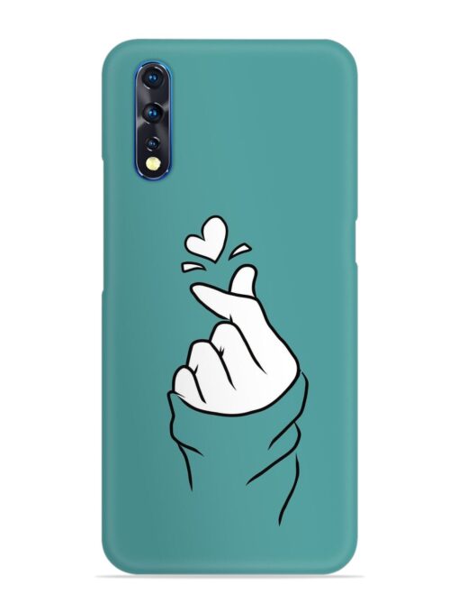 Korean Heart Sign Art Snap Case for Vivo Z1X Zapvi