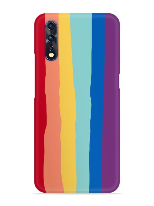 Rainbow Genuine Liquid Snap Case for Vivo Z1X Zapvi