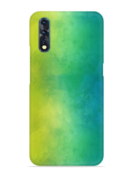 Yellow Green Gradient Snap Case for Vivo Z1X Zapvi