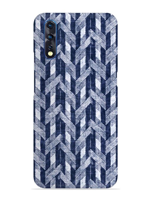 Abstract Herringbone Motif Snap Case for Vivo Z1X Zapvi