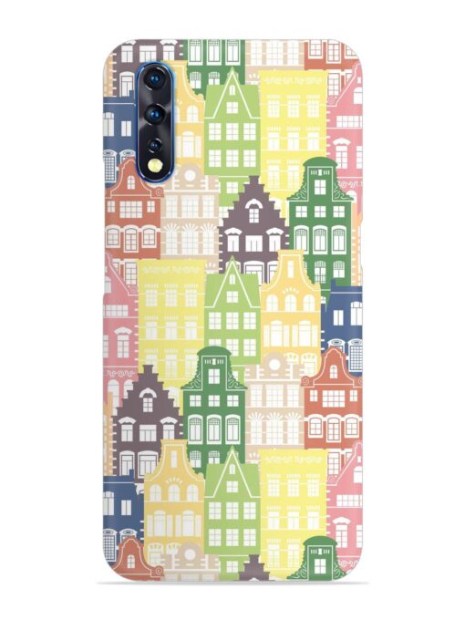 Seamless Shapes Pattern Snap Case for Vivo Z1X Zapvi