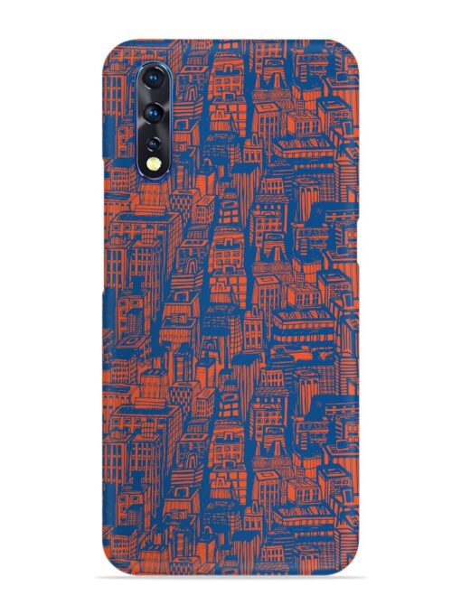 Hand Drawn Seamless Snap Case for Vivo Z1X Zapvi