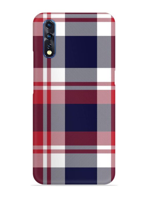 Classic Plaid Tartan Snap Case for Vivo Z1X Zapvi