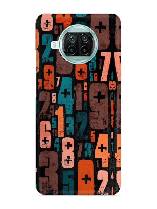 0 To 9 Art Snap Case for Xiaomi Mi 10I (5G) Zapvi