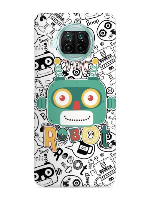 Robot Modern Seamless Pattern Snap Case for Xiaomi Mi 10I (5G)