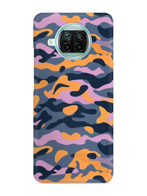 Camouflage Army Military English Orange Art Snap Case for Xiaomi Mi 10I (5G) Zapvi