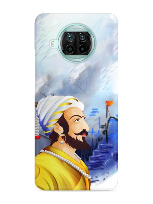 Shivaji Maharaj Color Paint Art Snap Case for Xiaomi Mi 10I (5G)