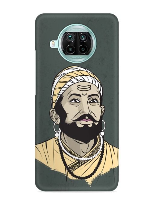 Shivaji Maharaj Vector Art Snap Case for Xiaomi Mi 10I (5G)