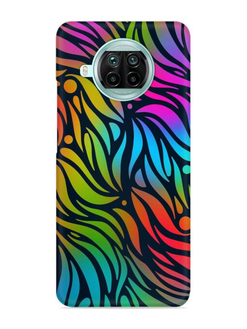 Abstract Leaf Design Snap Case for Xiaomi Mi 10I (5G) Zapvi