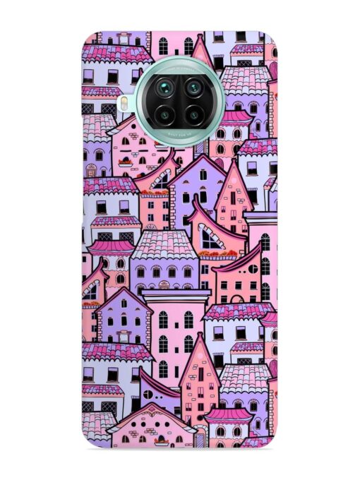 Seamless Pattern Houses Snap Case for Xiaomi Mi 10I (5G)