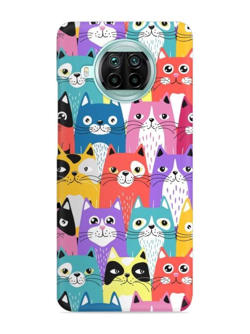 Funny Cartoon Cats Snap Case for Xiaomi Mi 10I (5G)