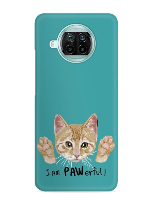 Typography Slogan Cat Snap Case for Xiaomi Mi 10I (5G)