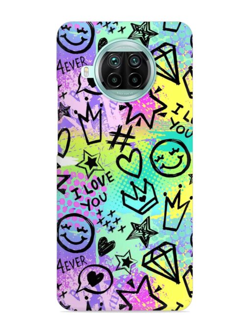 Bright Seamless Pattern Snap Case for Xiaomi Mi 10I (5G)