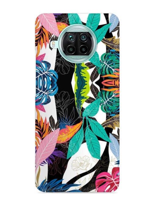 Floral Pattern Bright Snap Case for Xiaomi Mi 10I (5G)