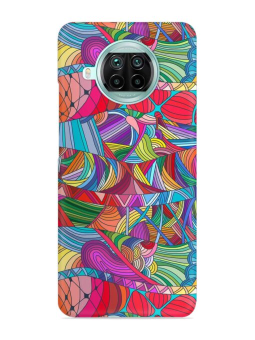 Seamless Patterns Hand Drawn Snap Case for Xiaomi Mi 10I (5G) Zapvi