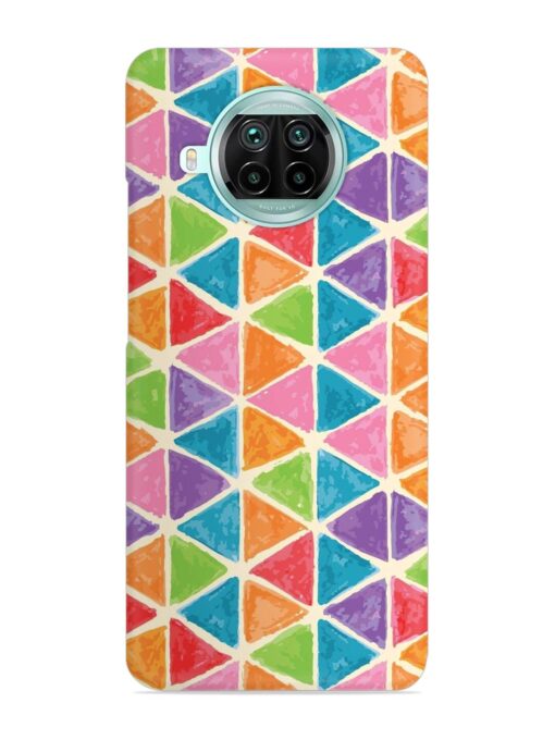 Seamless Colorful Isometric Snap Case for Xiaomi Mi 10I (5G) Zapvi