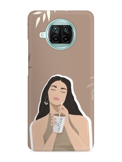 Girl With Coffee Snap Case for Xiaomi Mi 10I (5G)