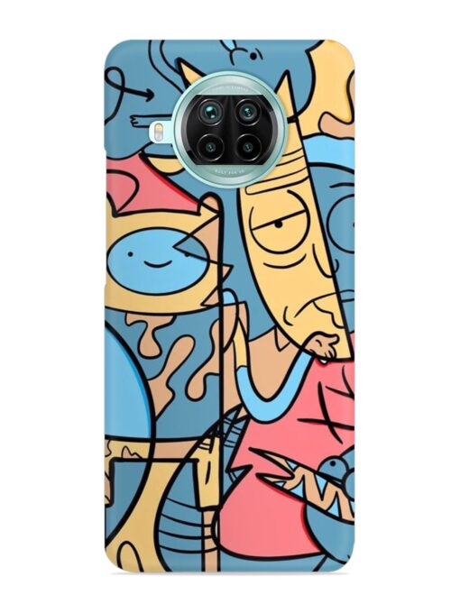 Silly Face Doodle Snap Case for Xiaomi Mi 10I (5G)