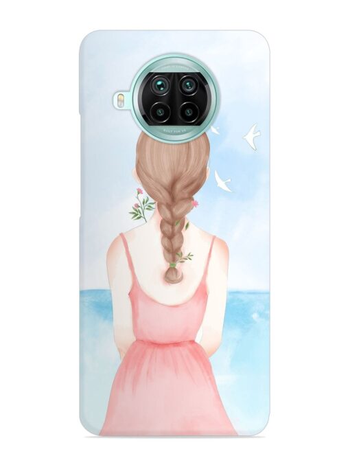 Watercolor Girl Vector Snap Case for Xiaomi Mi 10I (5G)