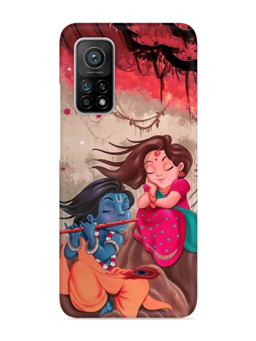 Radhe Krishna Water Art Snap Case for Xiaomi Mi 10T (5G) Zapvi