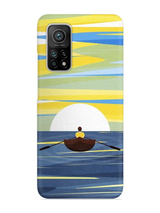 Rowing Person Ferry Paddle Snap Case for Xiaomi Mi 10T (5G)