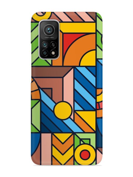 Colorful Geometric Snap Case for Xiaomi Mi 10T (5G)