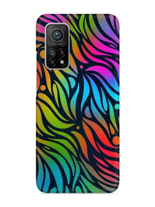 Abstract Leaf Design Snap Case for Xiaomi Mi 10T (5G) Zapvi