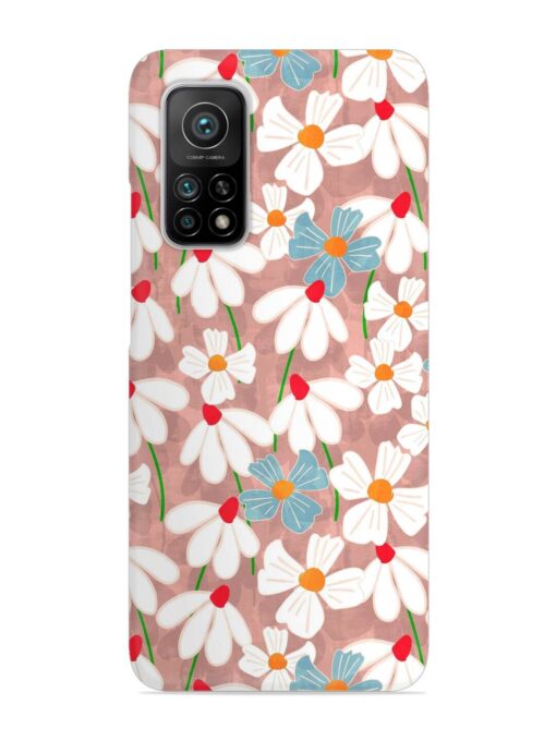 Abstract Petal Flowers Snap Case for Xiaomi Mi 10T (5G) Zapvi