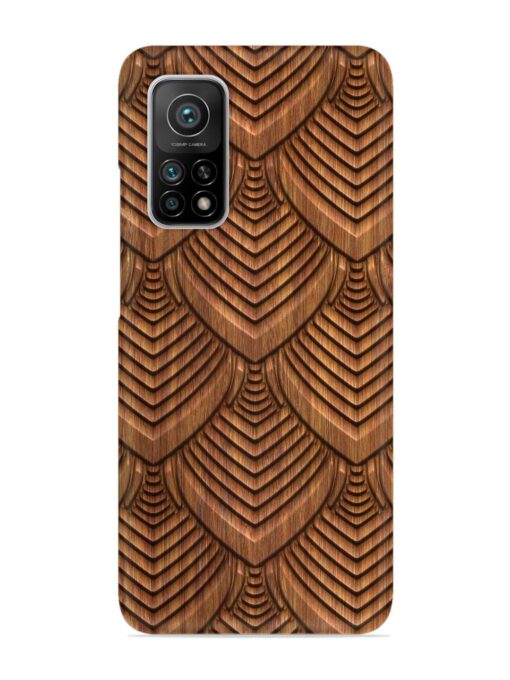 Carved Pattern On Snap Case for Xiaomi Mi 10T (5G)