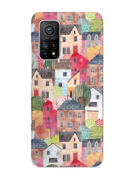 Abstract Seamless Pattern Snap Case for Xiaomi Mi 10T (5G) Zapvi