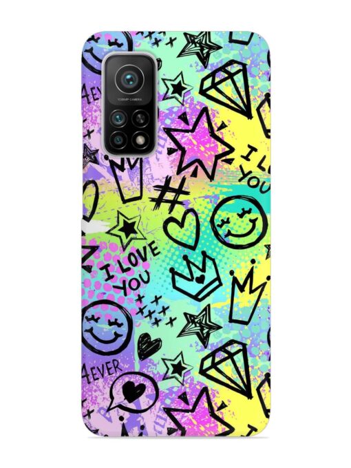 Bright Seamless Pattern Snap Case for Xiaomi Mi 10T (5G) Zapvi