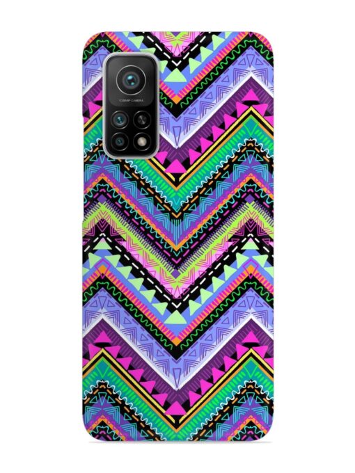 Tribal Aztec Print Snap Case for Xiaomi Mi 10T (5G) Zapvi