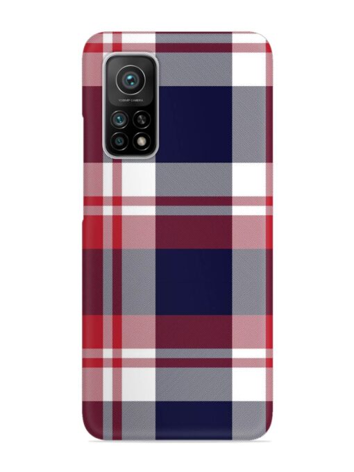 Classic Plaid Tartan Snap Case for Xiaomi Mi 10T (5G)