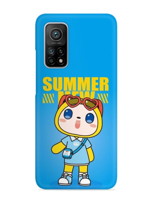 Summer Mew Cartoon Snap Case for Xiaomi Mi 10T (5G)