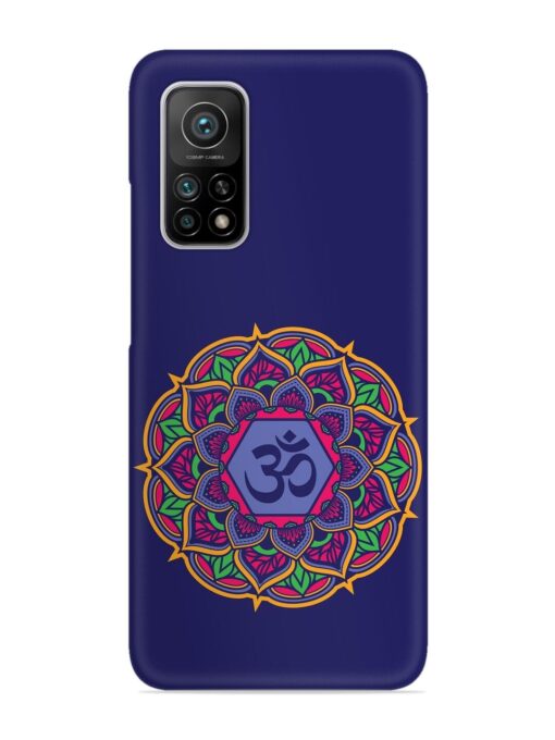 Om Mandala Art Blue Snap Case for Xiaomi Mi 10T Pro (5G)