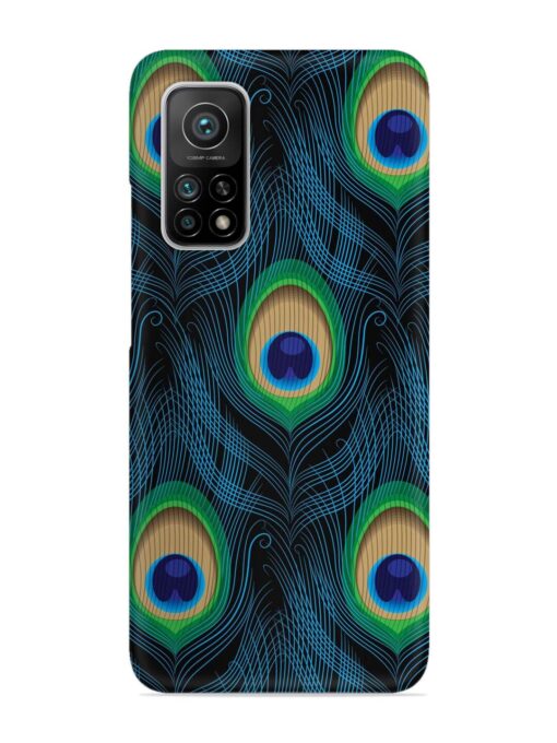 Seamless Pattern Peacock Snap Case for Xiaomi Mi 10T Pro (5G)