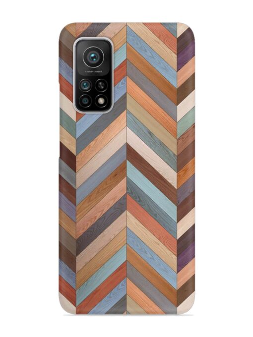 Seamless Wood Parquet Snap Case for Xiaomi Mi 10T Pro (5G) Zapvi