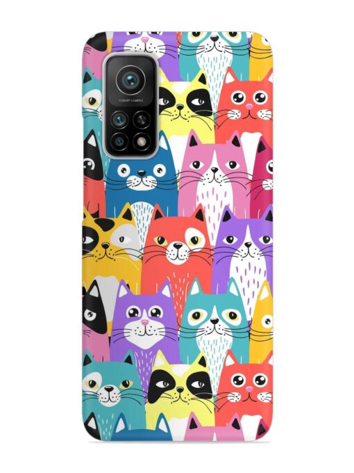 Funny Cartoon Cats Snap Case for Xiaomi Mi 10T Pro (5G)