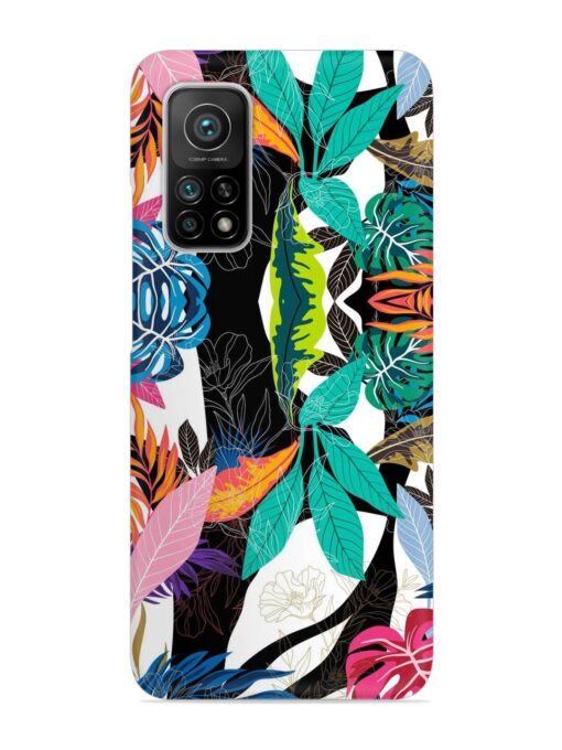 Floral Pattern Bright Snap Case for Xiaomi Mi 10T Pro (5G) Zapvi