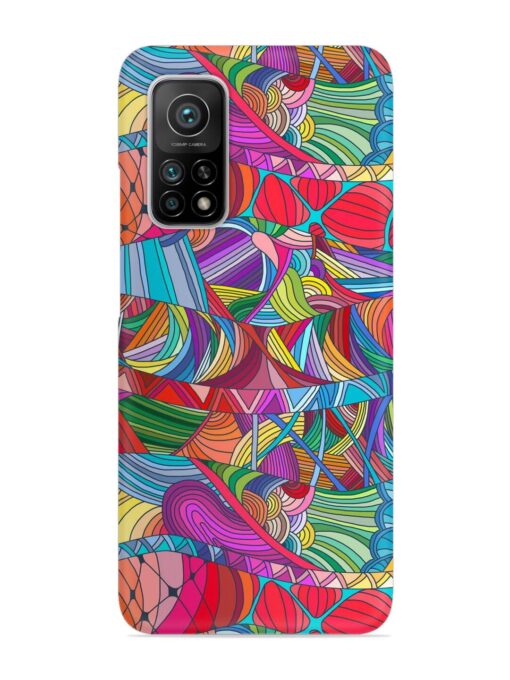 Seamless Patterns Hand Drawn Snap Case for Xiaomi Mi 10T Pro (5G)