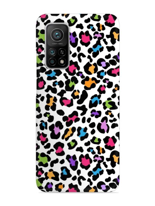 Seamless Leopard Pattern Snap Case for Xiaomi Mi 10T Pro (5G)