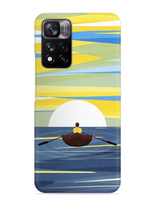 Rowing Person Ferry Paddle Snap Case for Xiaomi Mi 11I (5G)