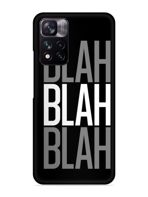 Blah Blah Blah Wallpaper Snap Case for Xiaomi Mi 11I (5G) Zapvi