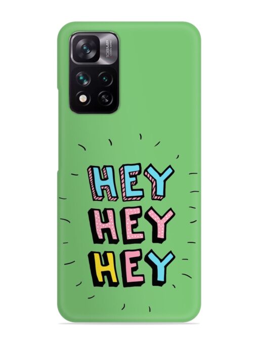 Hey Vector Cartoon Snap Case for Xiaomi Mi 11I (5G)