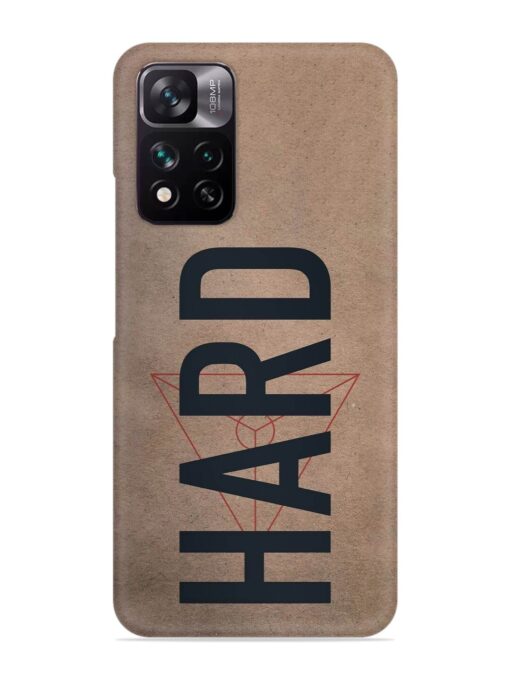 Hard Typo Snap Case for Xiaomi Mi 11I (5G) Zapvi