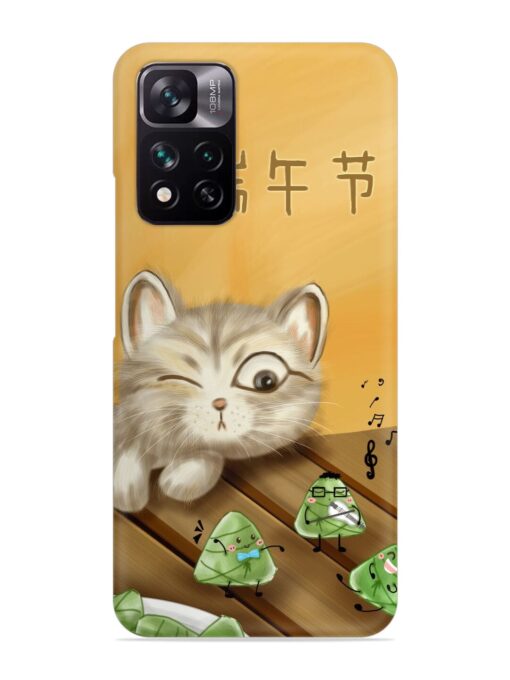 Cat Scorpion Dancing Snap Case for Xiaomi Mi 11I (5G)