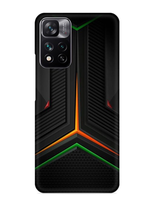 Orange Triangle Light Snap Case for Xiaomi Mi 11I Hypercharge (5G)